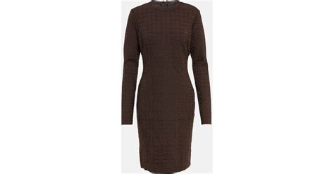 givenchy midi silk dress brown front red back sash belt|Women's Givenchy Midi Dresses .